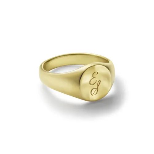 【お取り寄せ注文可能】Signet Ring No.1(K10 YELLOW GOLD)