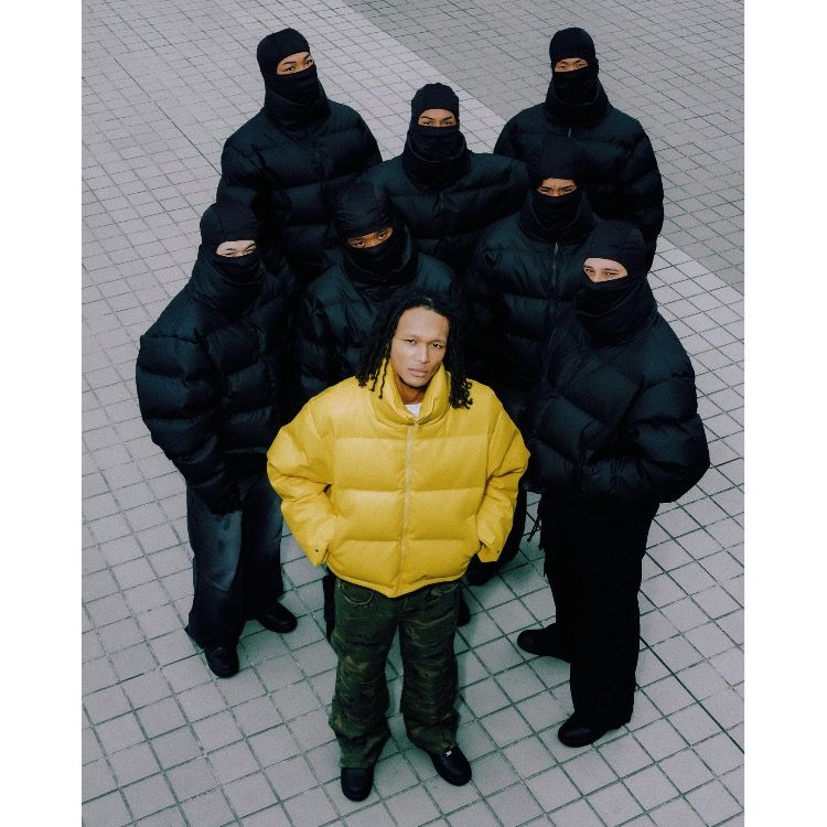 【残り一点】Faux Leather Matte Down Jacket