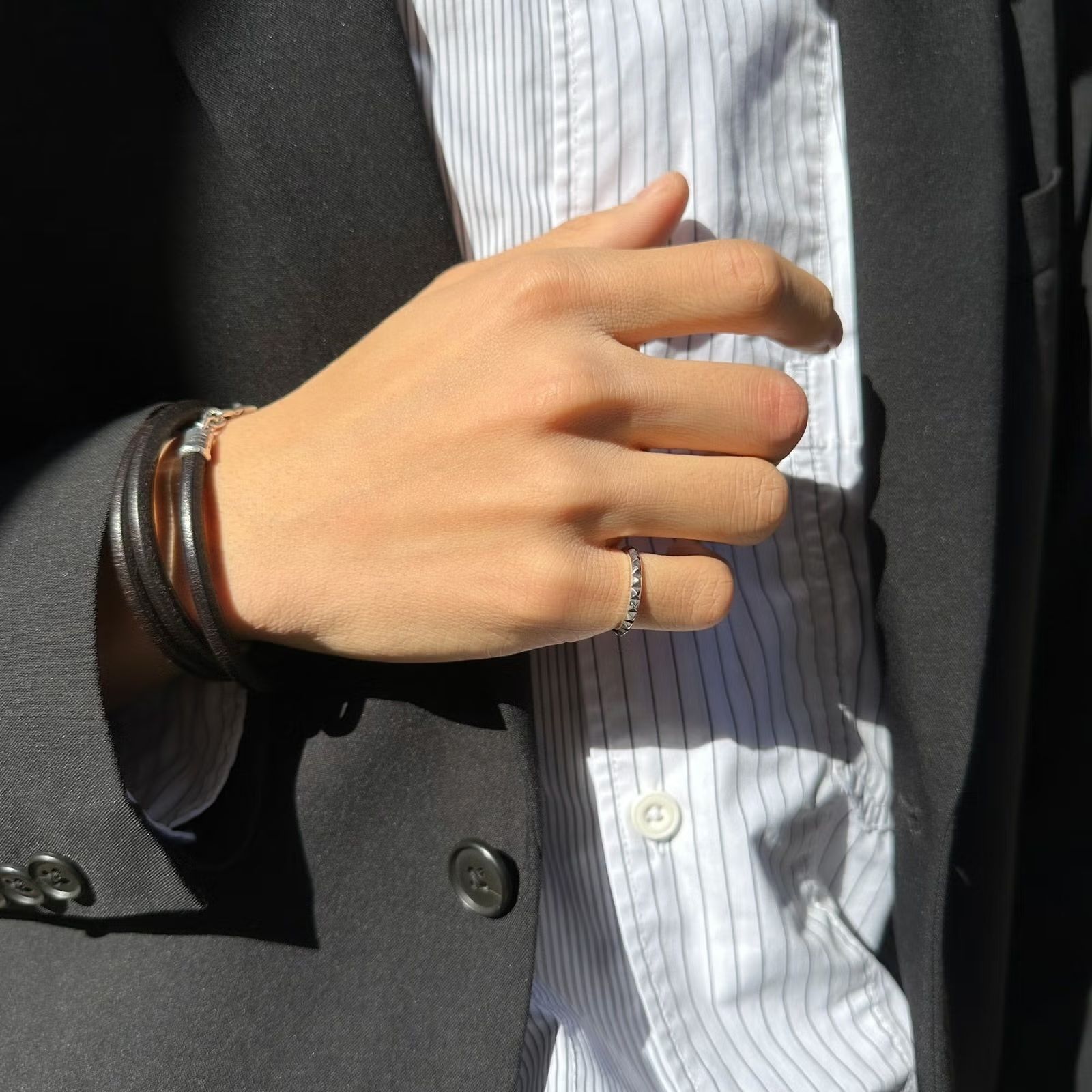 【お取り寄せ注文可能】Multiple Studs Ring S