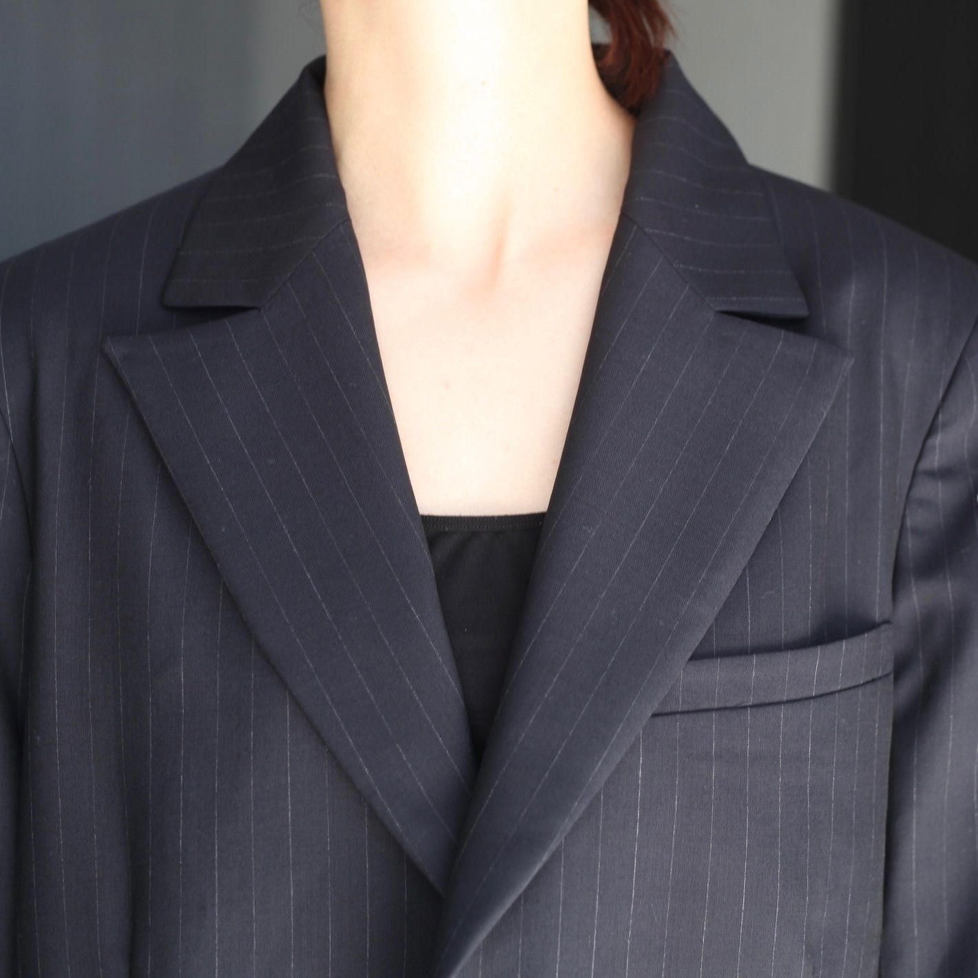 マイビューティフルランドレット 1B テーラードジャケット ウール my beautiful landlet】VISCOSE WOOL CASHMERE OVERSIZE