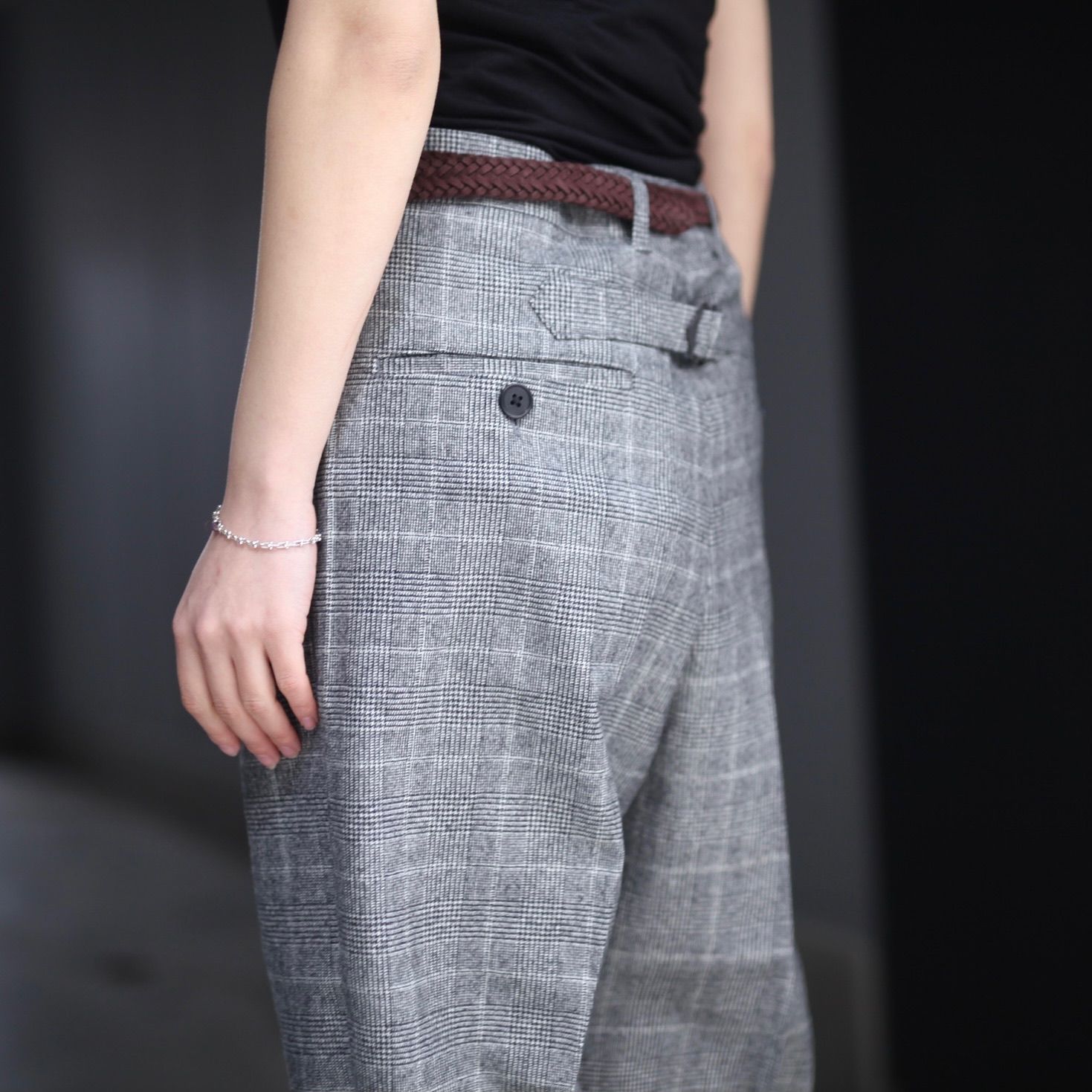 YOKO SAKAMOTO WORK TAPERED TROUSERS 22AW