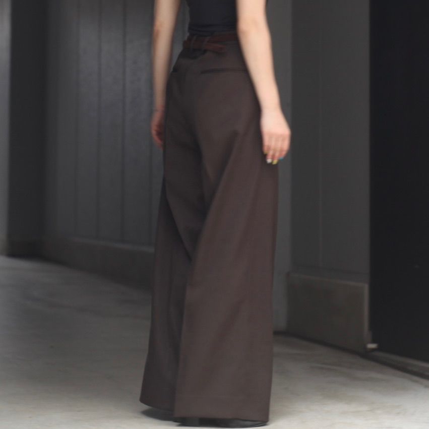 【残り一点】Extra Wide Trousers(2/90 WOOL GABARDINE)