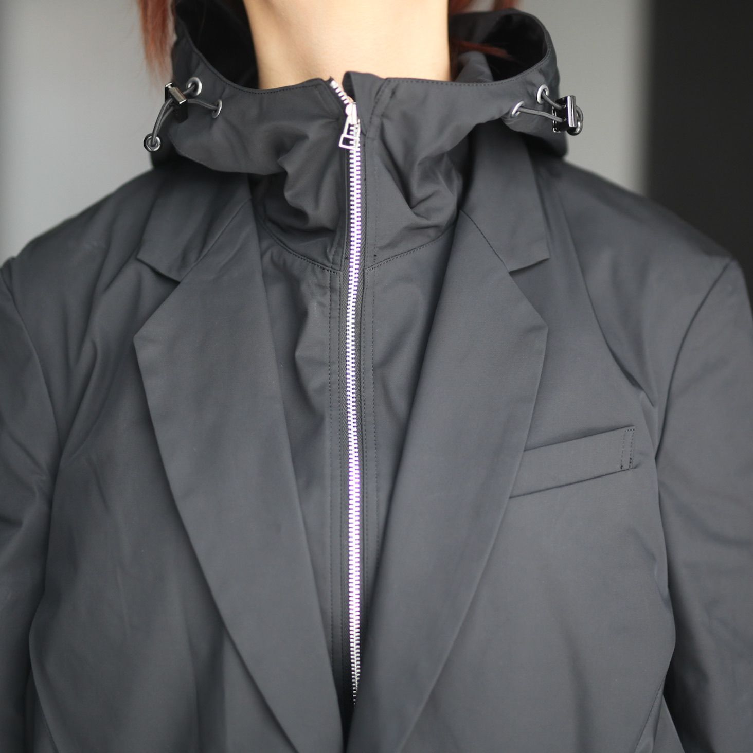 【残り一点】Detachable Hooded Blazer