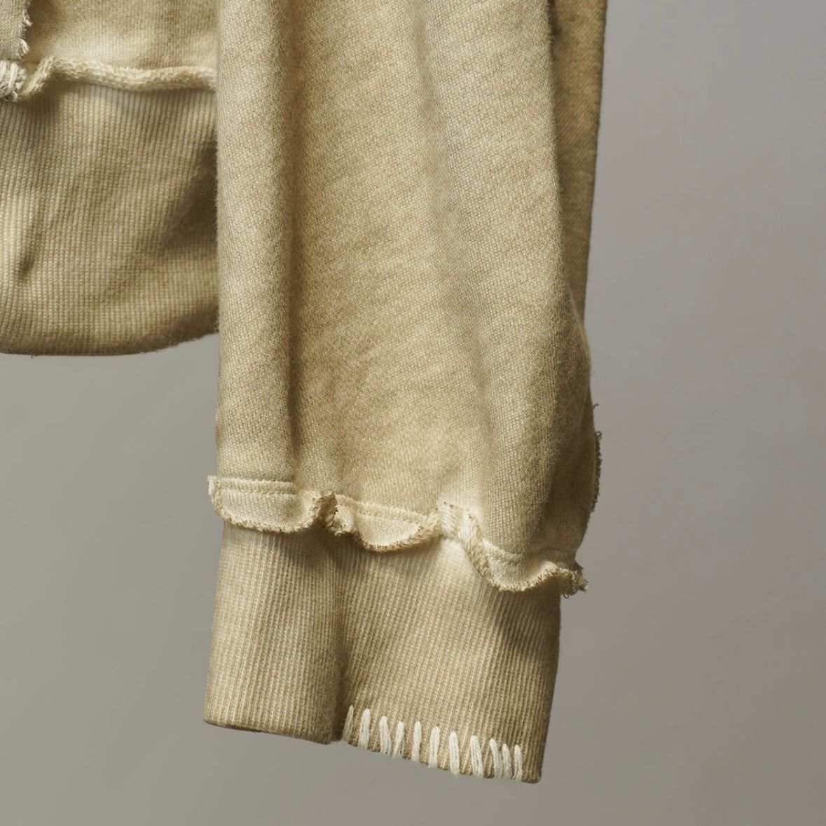 【残り一点】Over-Dye Embroidery Prime-Over Sweat Zip Hoodie