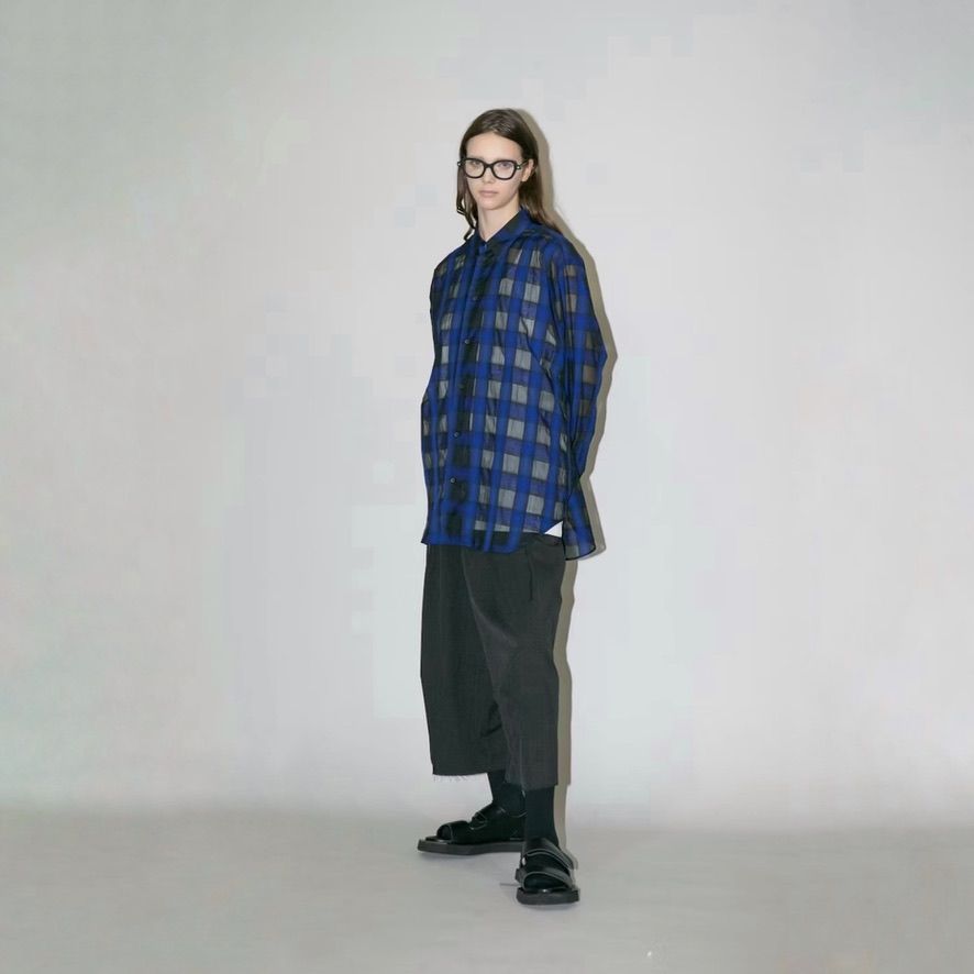 【残り一点】シズルチェックL/Sシャツ