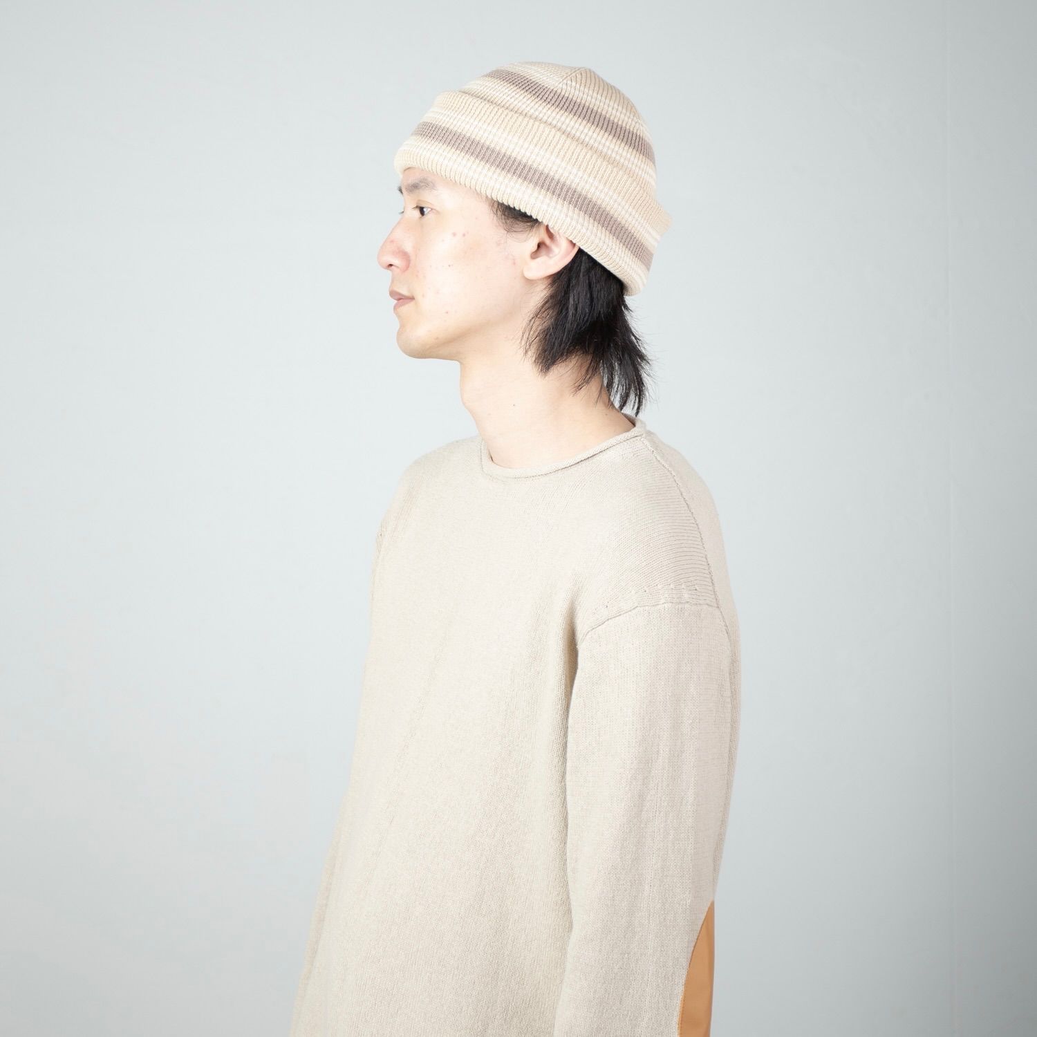 【残り一点】RV Border Short Beanie