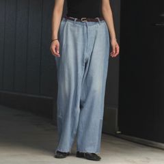【残り一点】Reconstructed Super Baggy Slacks Denim_3(L)