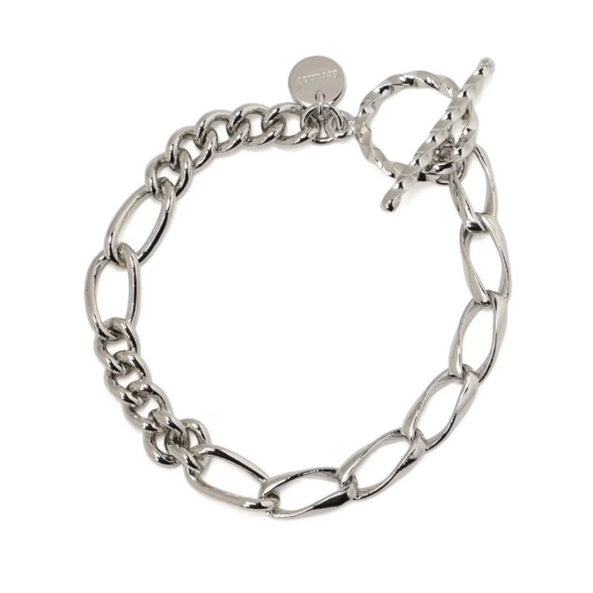 【残り一点】ダブルチェーンブレスレット(SILVER)