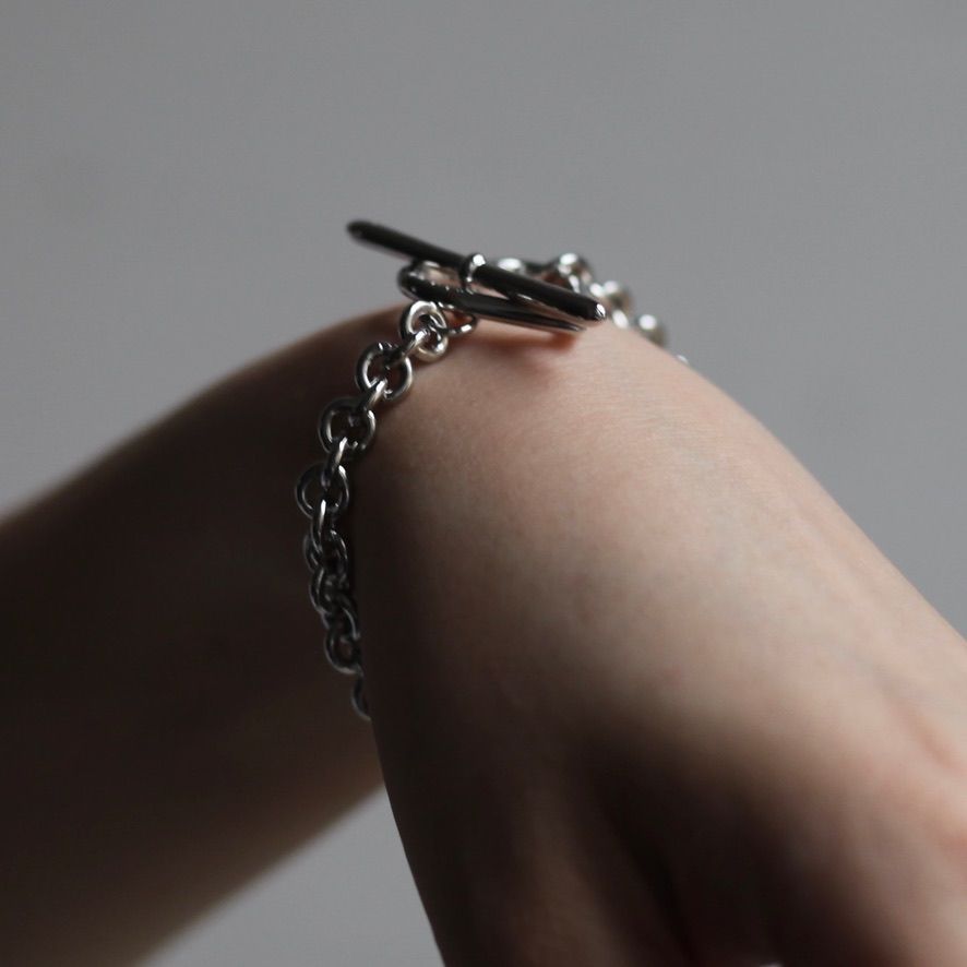 【残りわずか】Heart Bracelet_Small Link(SILVER)