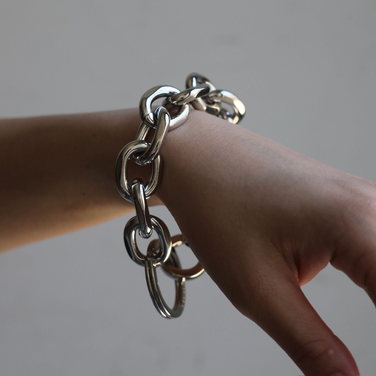 【残りわずか】Cut Oval Bracelet(SILVER)