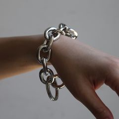 【残りわずか】Cut Oval Bracelet(SILVER)