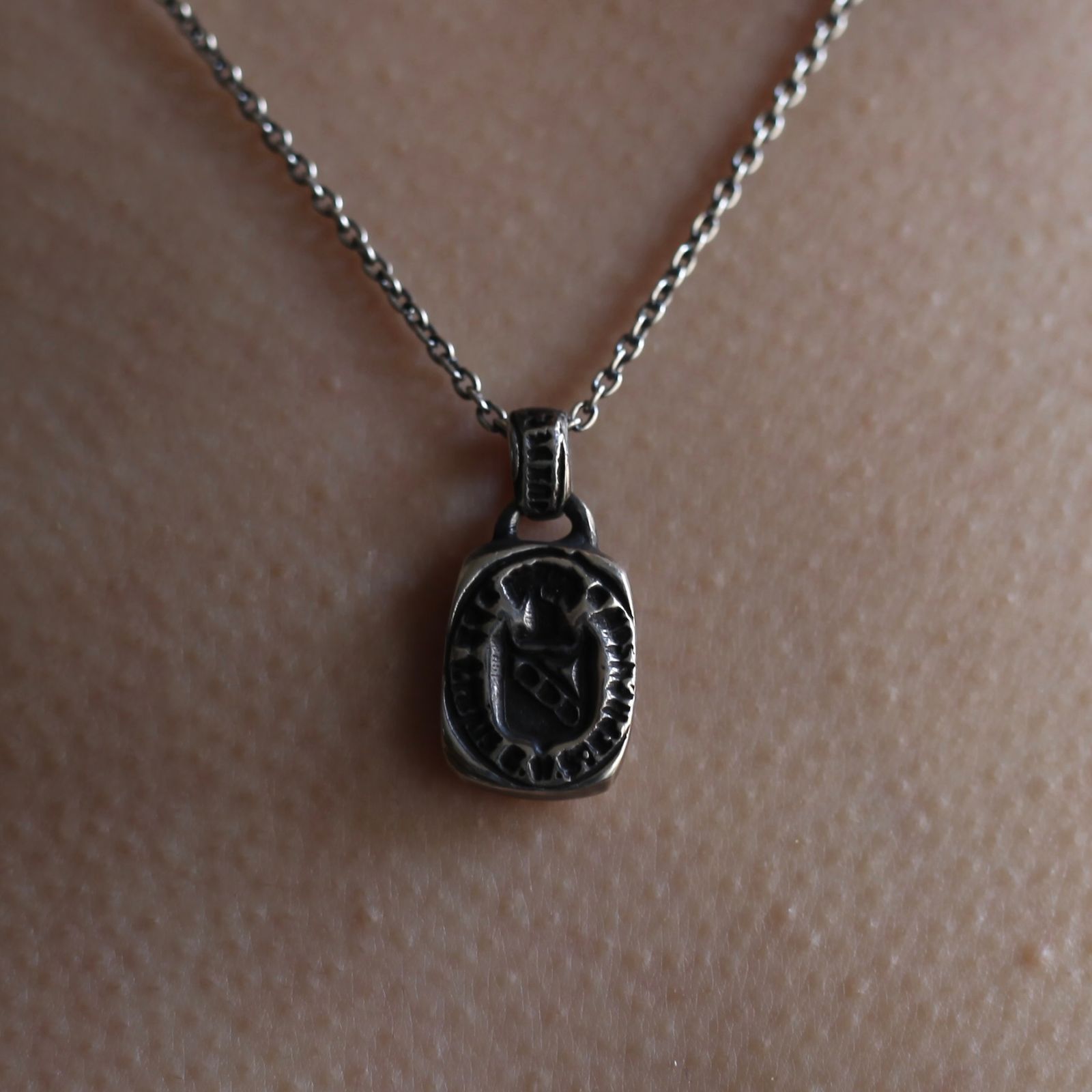 【お取り寄せ注文可能】Stamp Drop Pendant(SILVER)