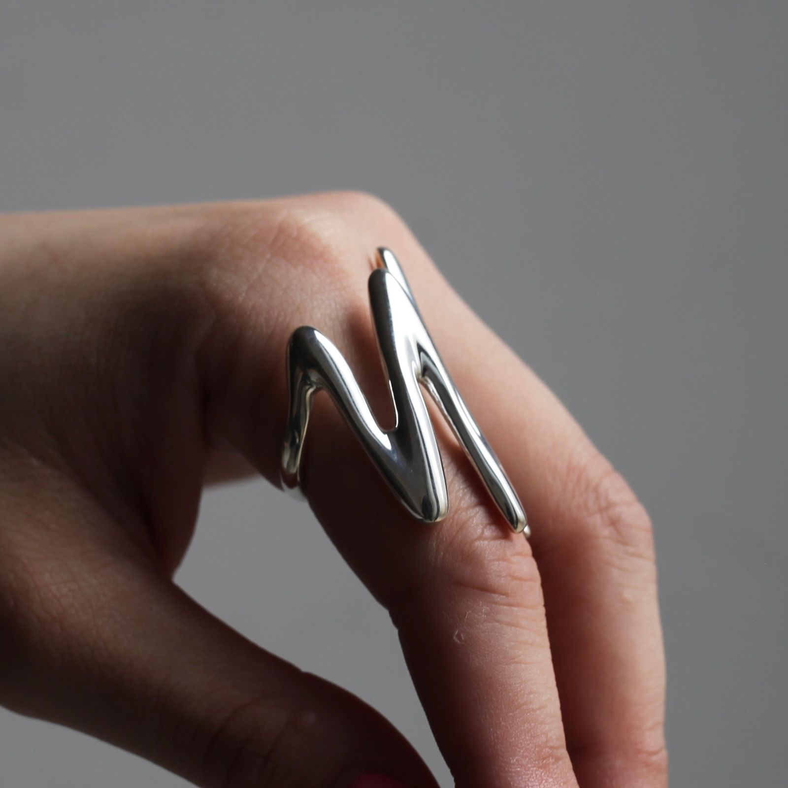 【残り一点】Scribble Ring(WHITE)