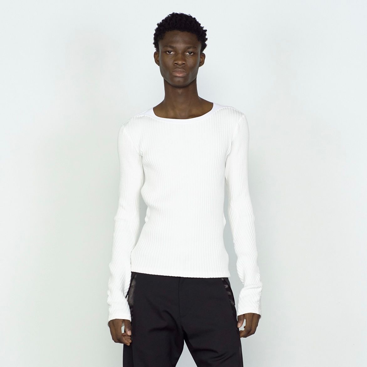 【残り一点】Ribbed Long Sleeve T-shirt