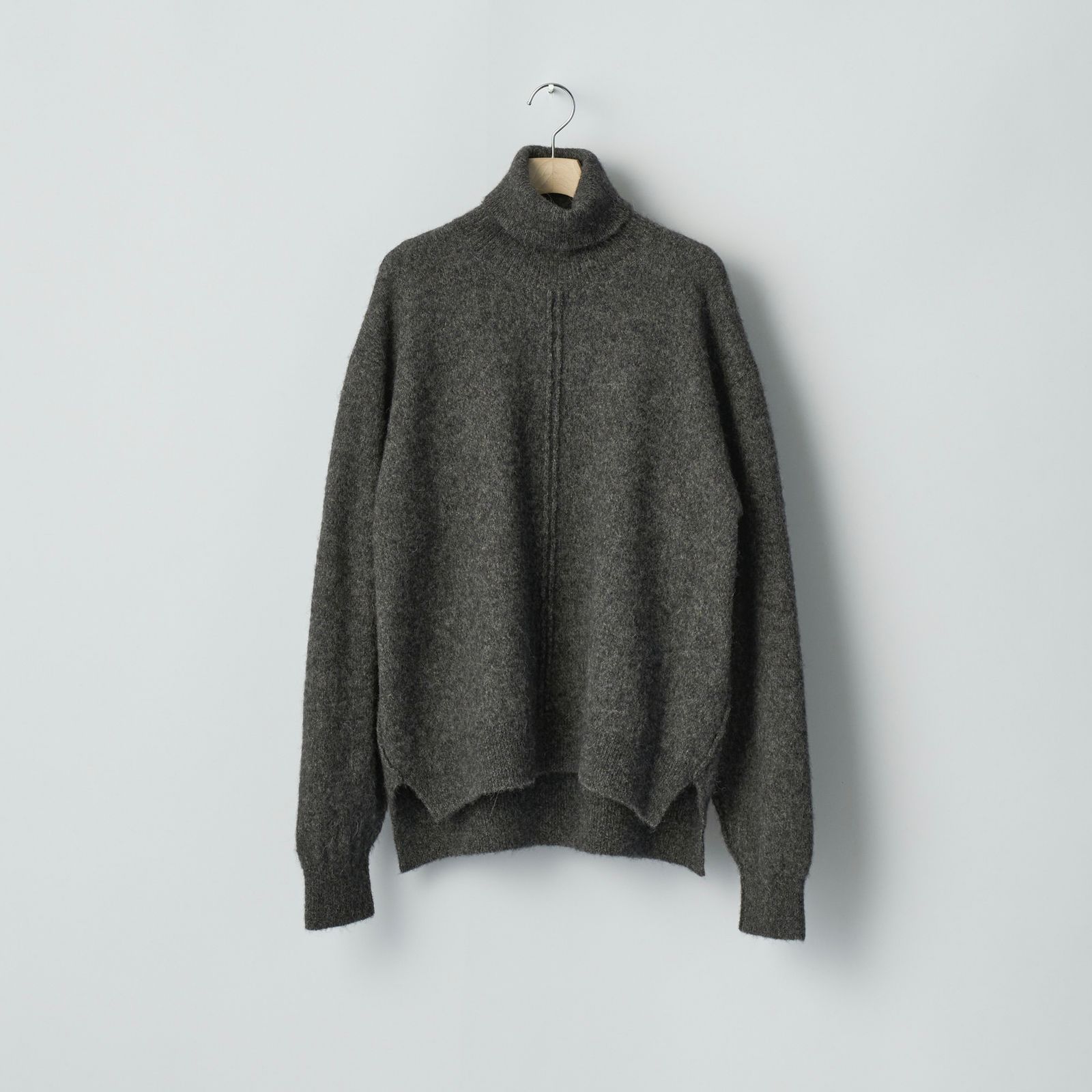 【残りわずか】Wool/Alpaca Knit Loose Turtle Neck PO