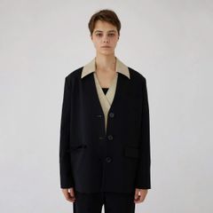 【残り一点】Collarless Padded JK