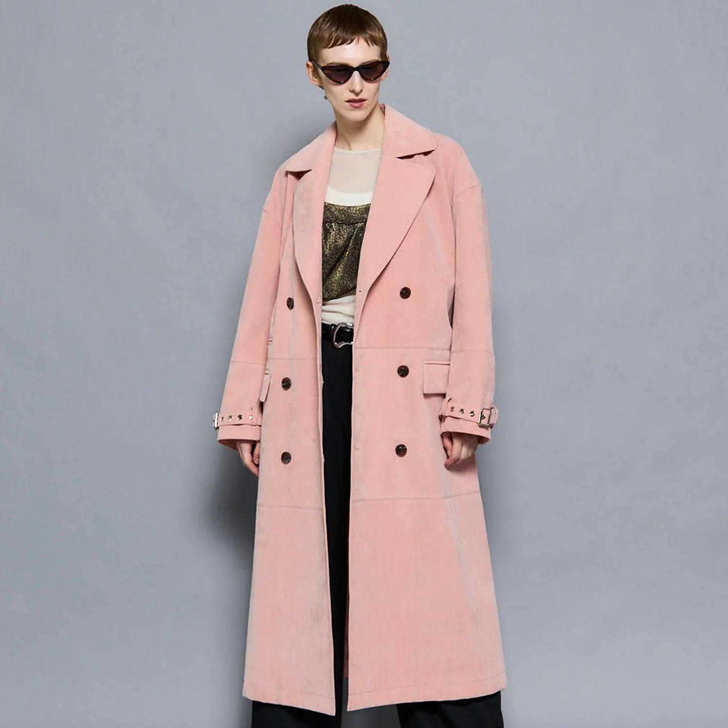 【残り一点】Suede Trench Coat