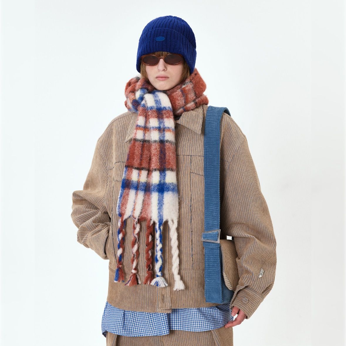 【残り一点】Cland plaid muffler