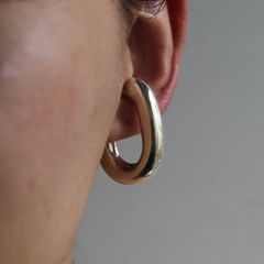 【残り一点】Oval Link Ear Cuff(片耳用)