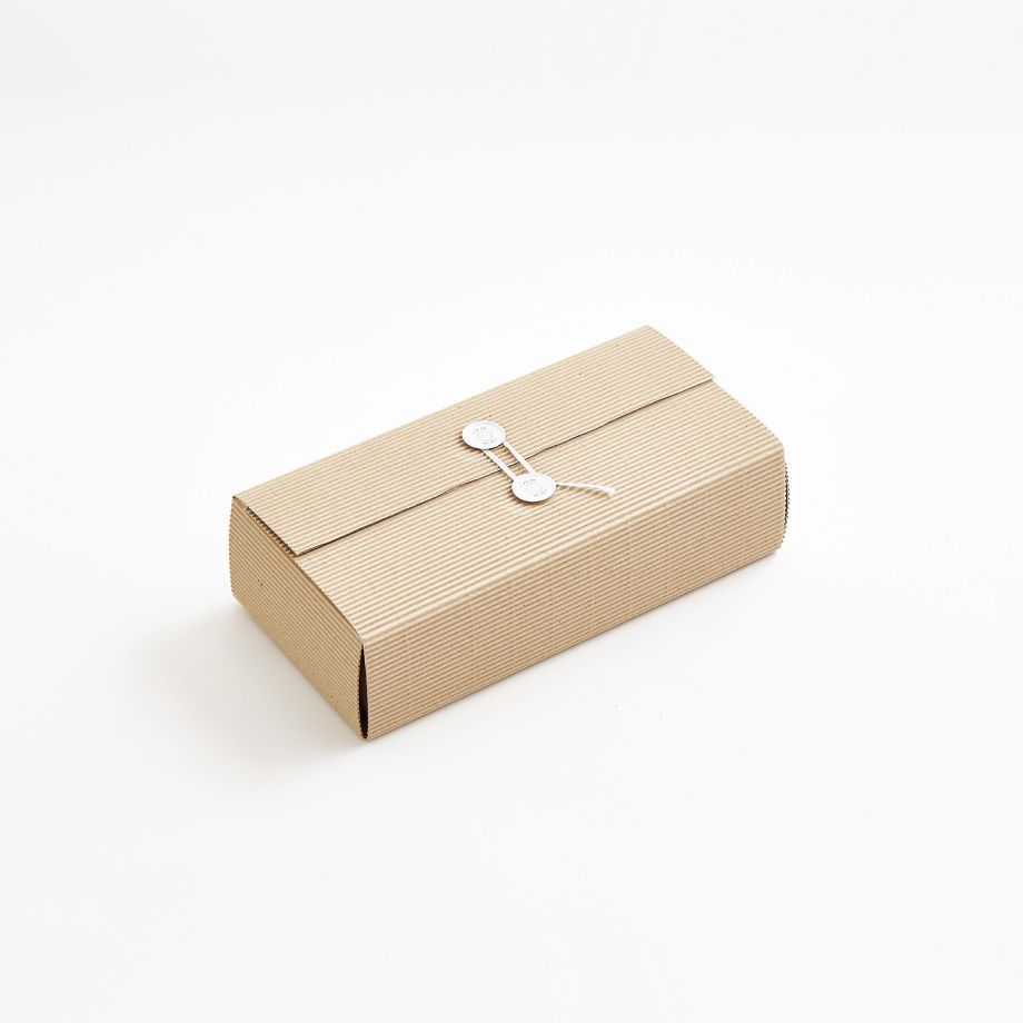 【残り一点】Plywood Leather Tissue Box Case