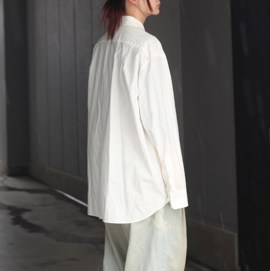 【残り一点】Regular Collar Shirt(MAX HIGH COUNT TYPEWRITER)