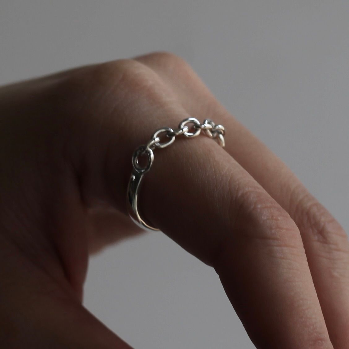 【残り一点】Oval Link Chain Ring