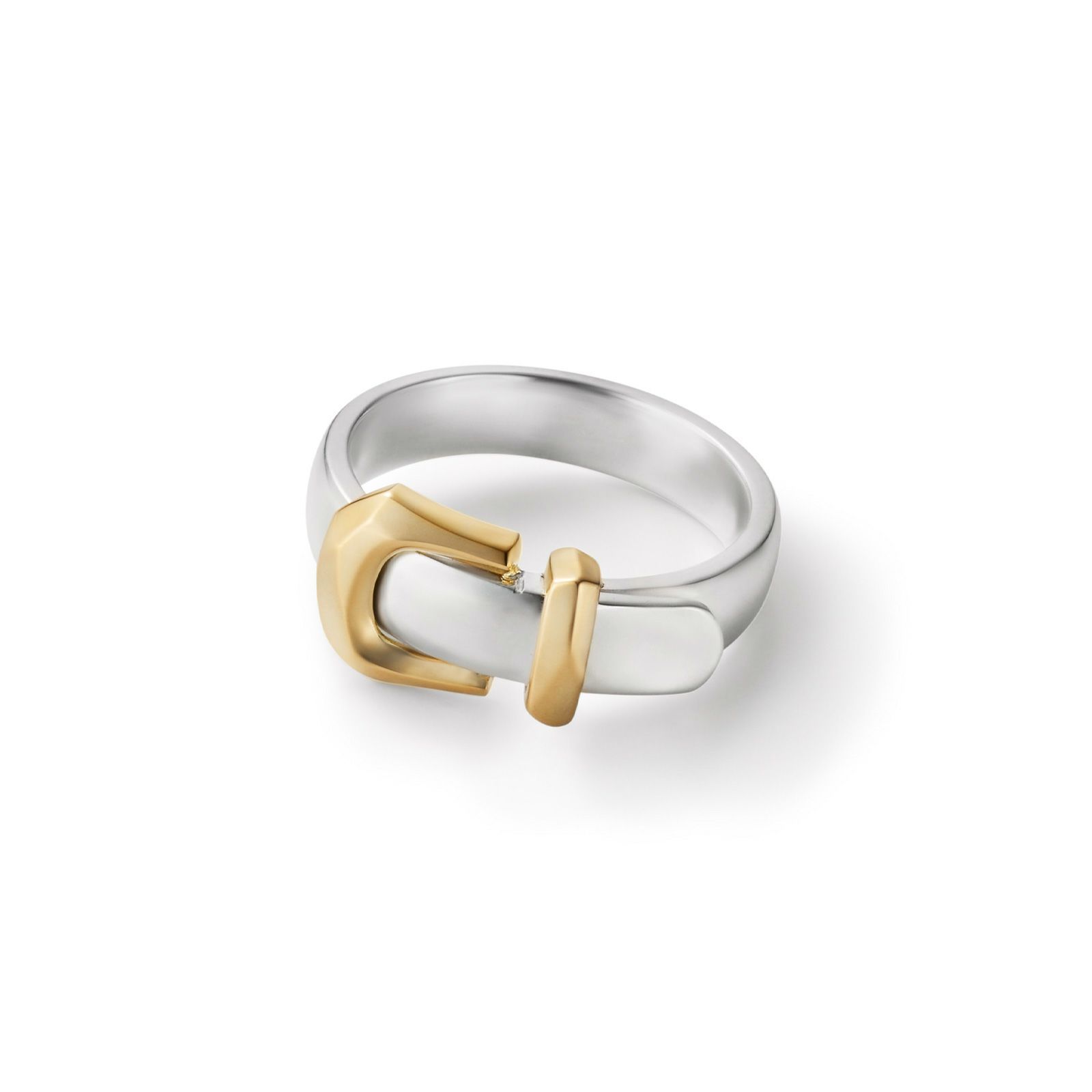 【お取り寄せ注文可能】Buckle Ring_S(SILVER×GOLD)