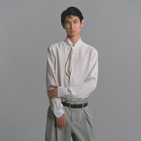 【残り一点】Ascot Tie Collar Shirt