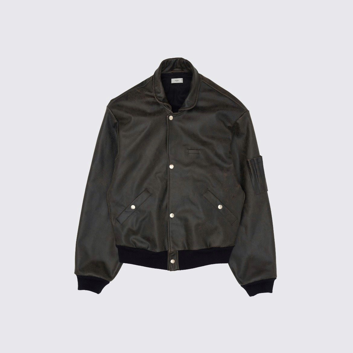 【残り一点】Cracked Leather Flight Jacket