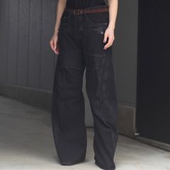 【残りわずか】3D Twisted Moto Jeans