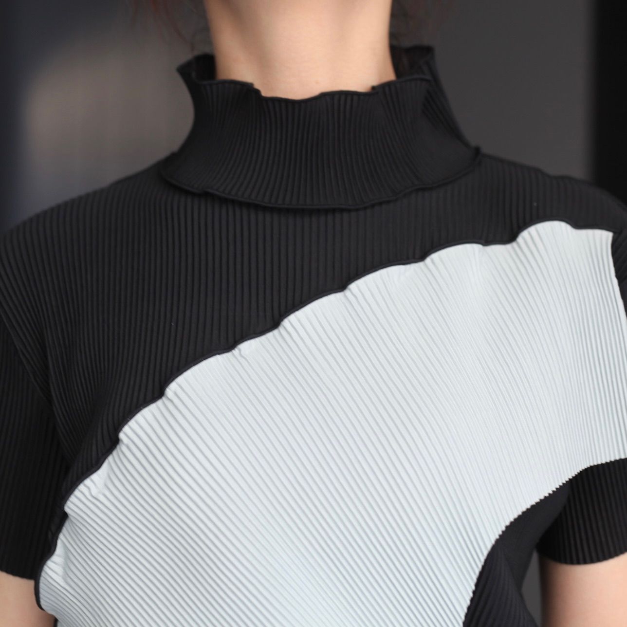 【残り一点】Todo Wave Top Short Sleeve Highneck