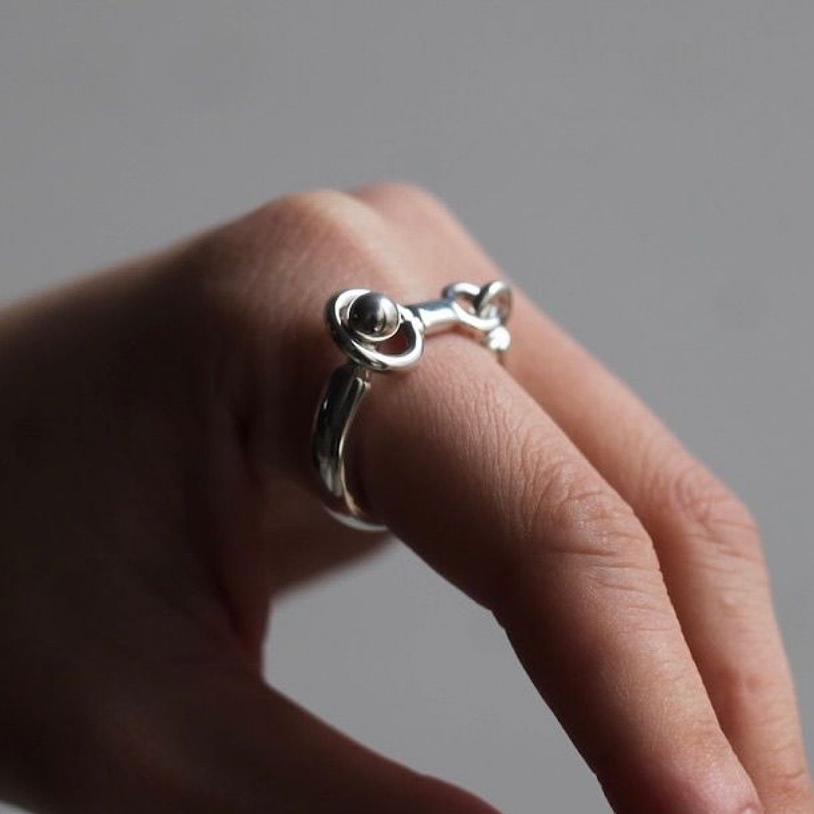 【残り一点】Lock Ring(WHITE)