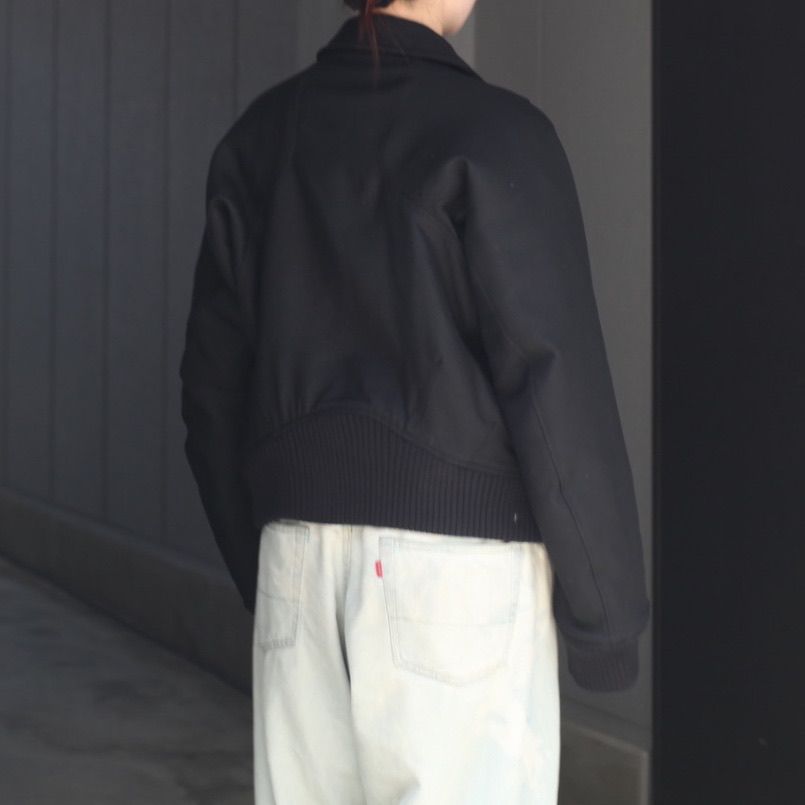 【残り一点】Zip Up Padded Short Bomber Jacket