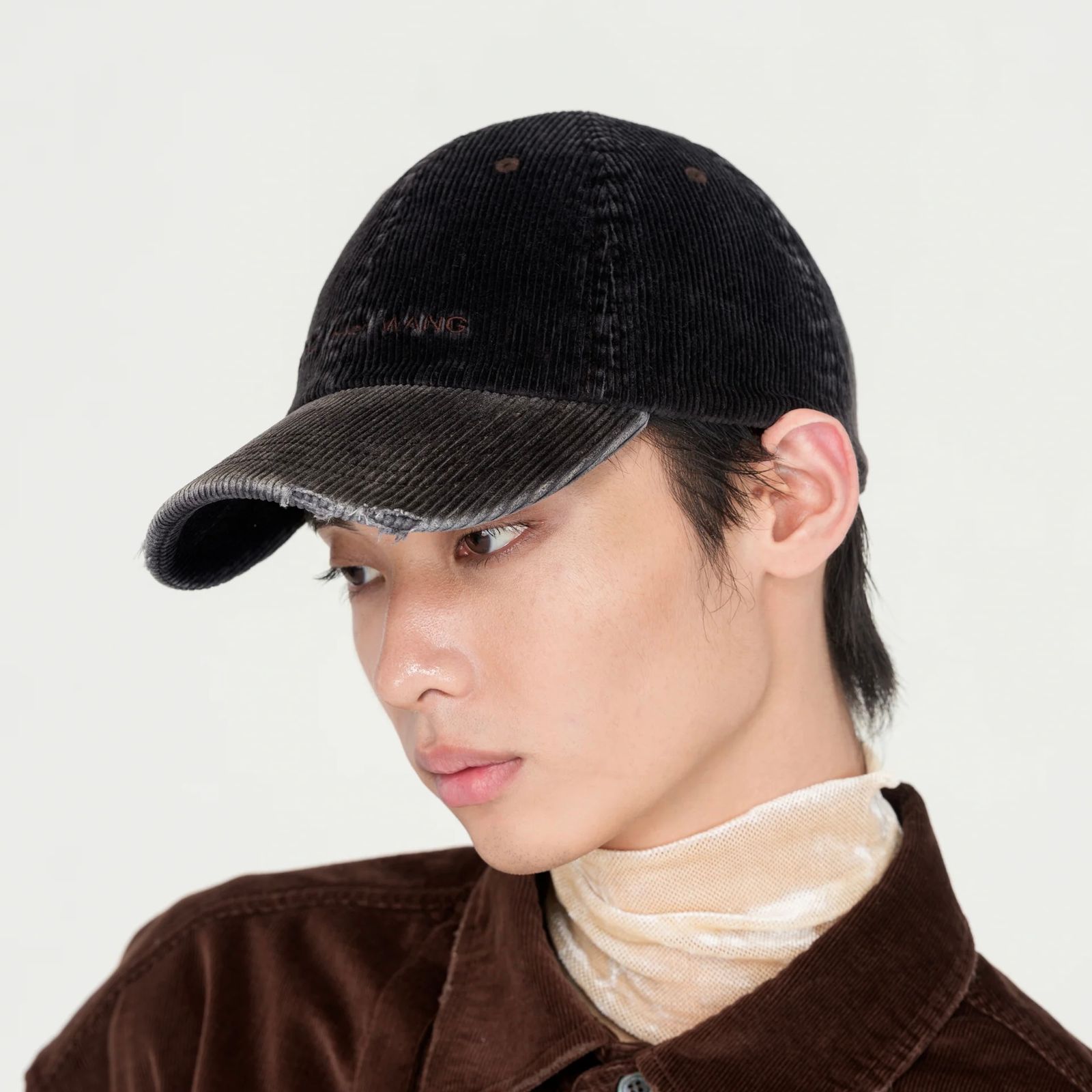 【残り一点】Brown Washed Corduroy Baseball Cap