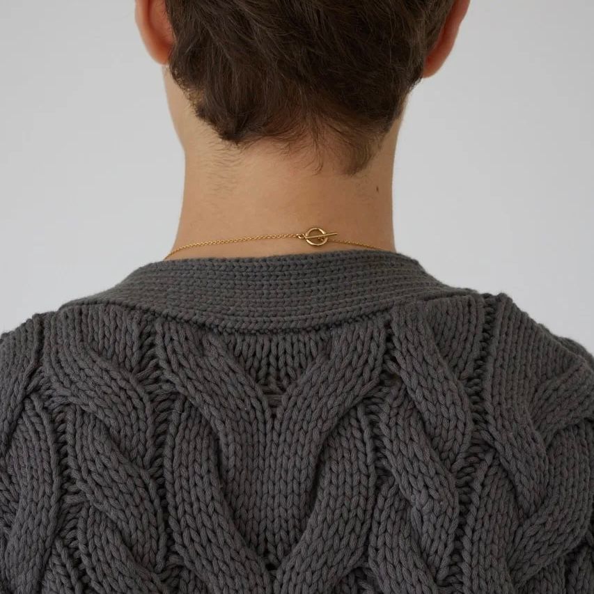 RIM.ARK | Pattern combination knit CD (CARDIGANS ) |RIM.ARK