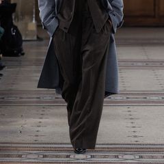 【残り一点】Wool Doeskin Long Wide Trousers