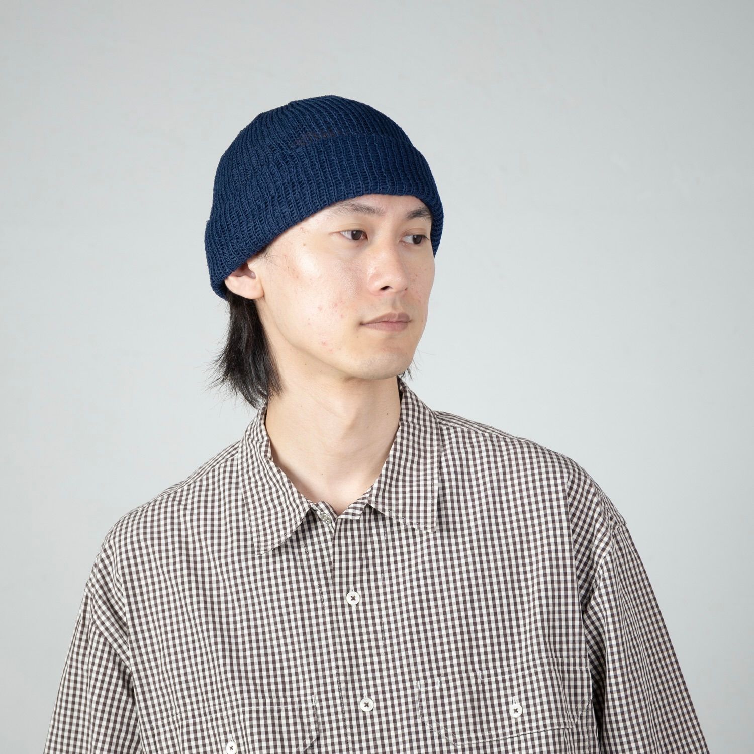 【残り一点】Sheer Mesh Short Knit Cap