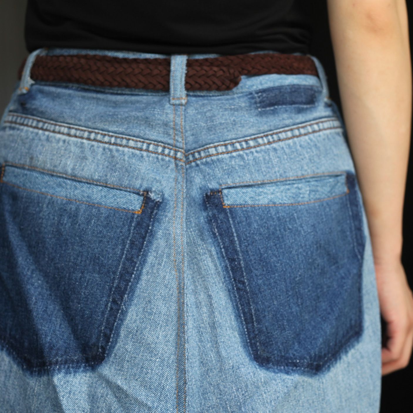 【残り一点】Reconstructed Super Baggy Slacks Denim_2(M)