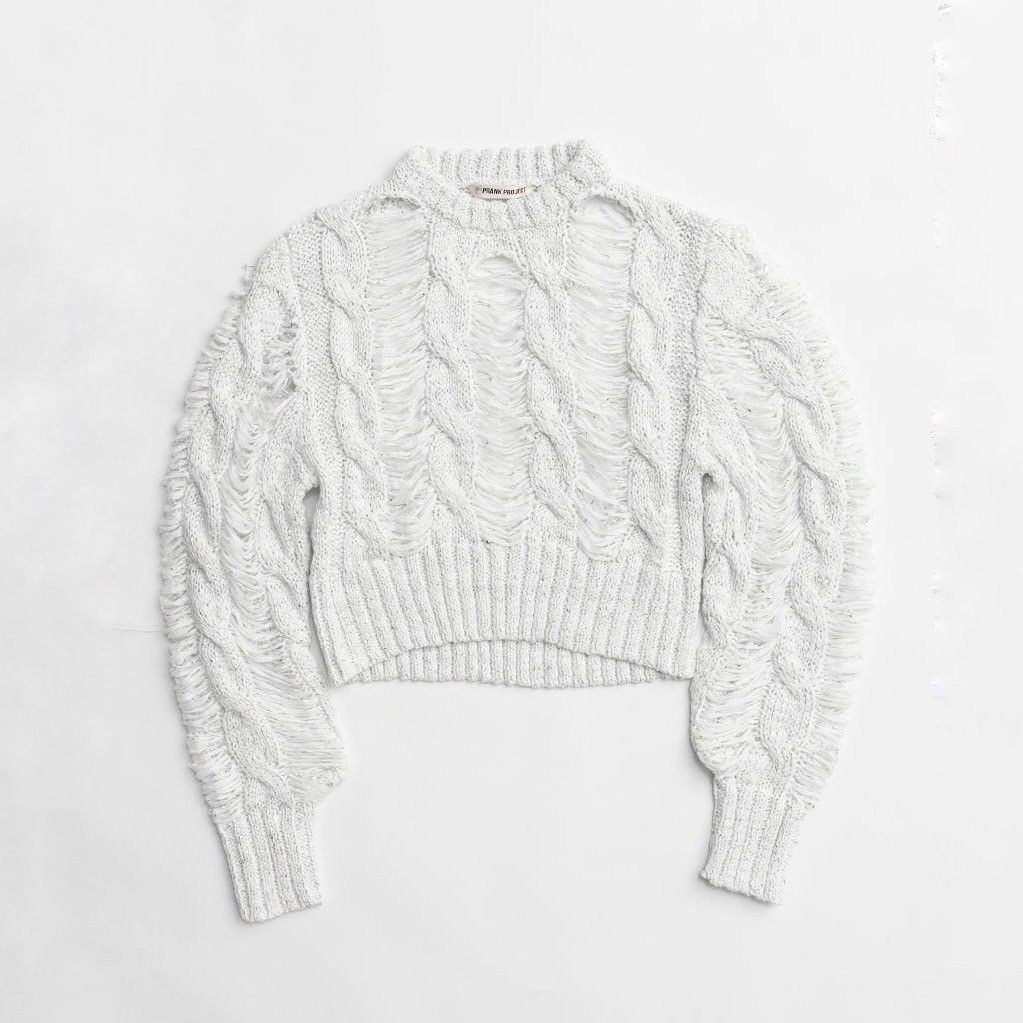 【残り一点】Lame Cable Knit Pullover