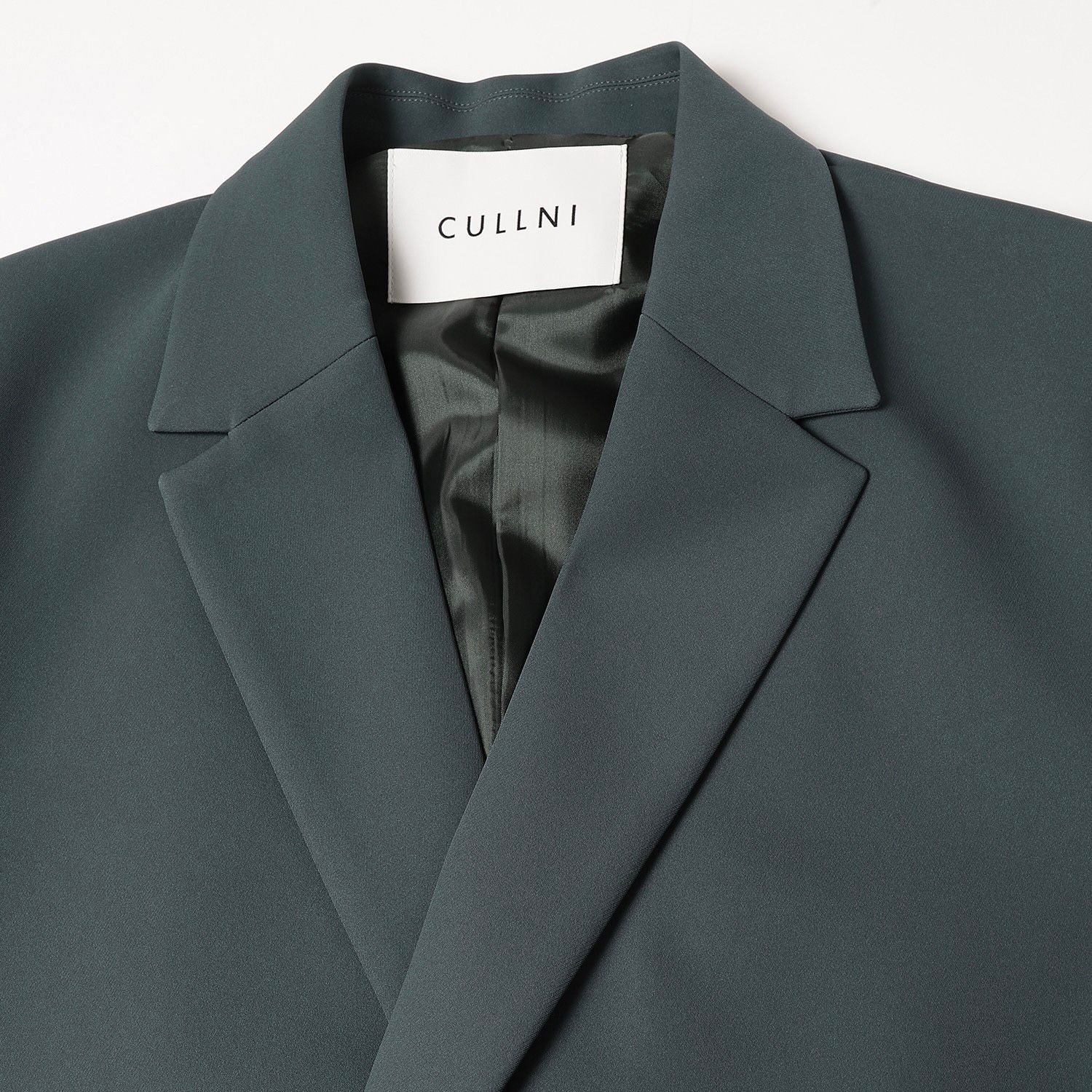 CULLNI - 【残り一点】Double Satin Zip Pocket Tailored Jacket