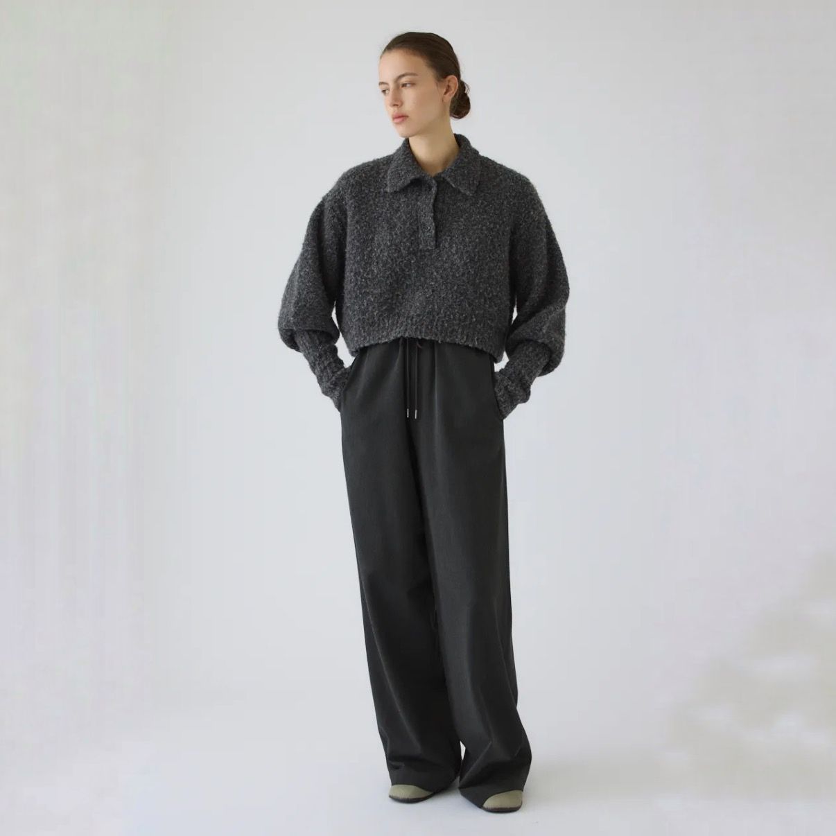 【残り一点】Boucle Short Knit