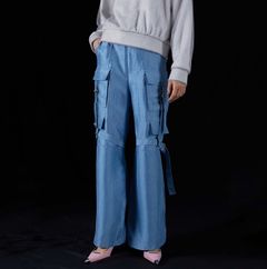 【残り一点】Crushed Satin Bondage Pants