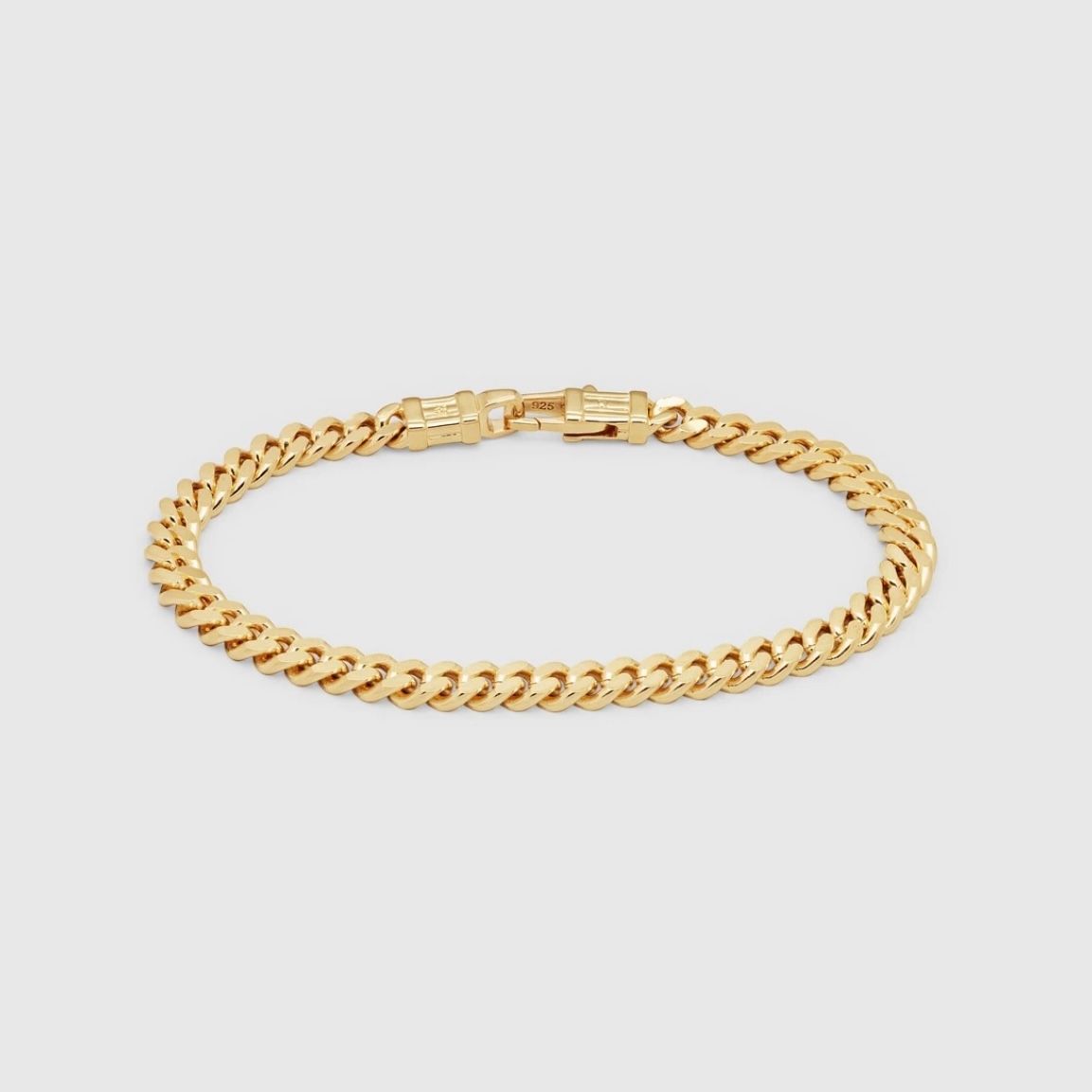 【残りわずか】Curb Bracelet_L(GOLD)