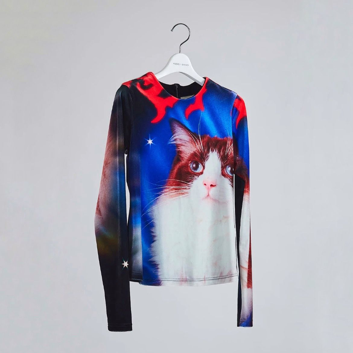 YOHEI OHNO - 【残り一点】Graphic Velour Crew Neck | ACRMTSM ONLINE