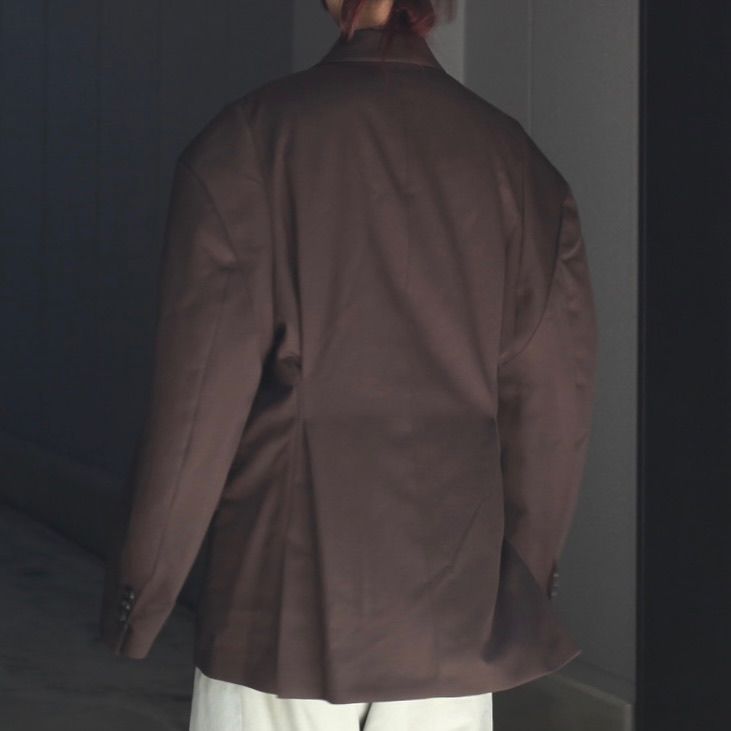 【残り一点】Deformed Shoulder Double Breasted Jacket