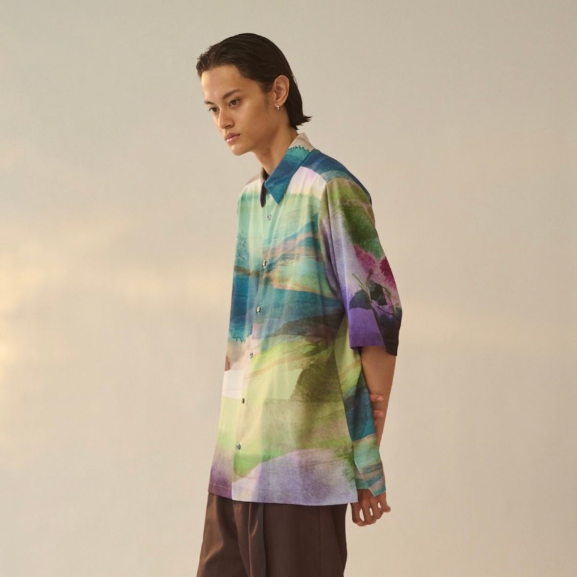 【残り一点】Regular Collar Half Sleeve Shirt