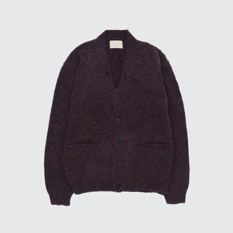 【残り一点】3color Mix Baby Alpaca Cardigan