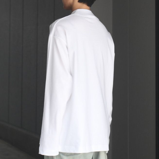 【残りわずか】12/- Air Spinning Mockneck T-shirt