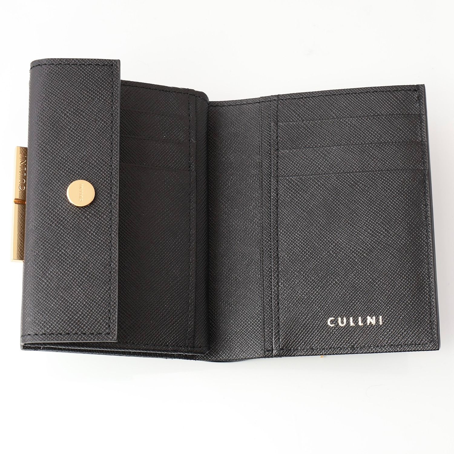 【残り一点】Leather Flap Mini Wallet with A Clasp