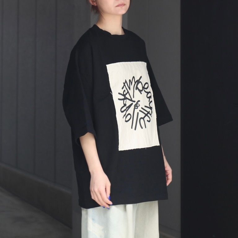 【再販売通知受付可能】MBLドルマンスリーブプリントS/S Tee